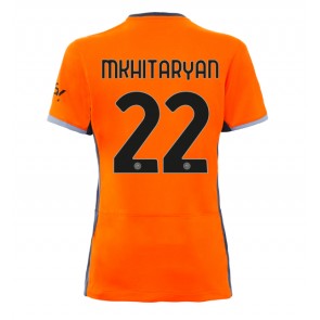 Inter Milan Henrikh Mkhitaryan #22 Rezervni Dres za Ženska 2023-24 Kratak Rukavima